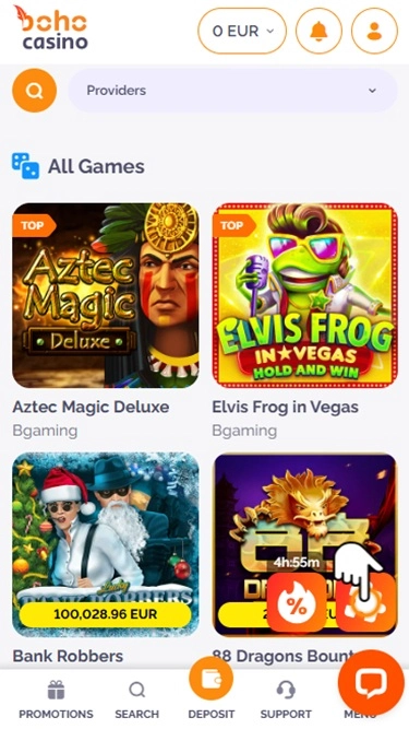Funzionalità App Mobile